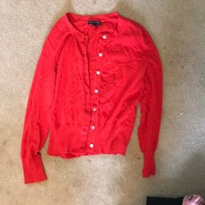 Woman’s M BR red cardigan